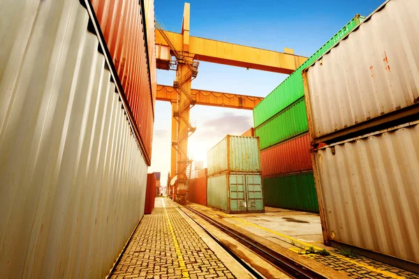 Container Terminal — Stock Photo, Image