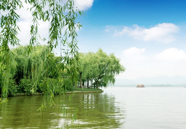 China Hangzhoo West meer — Stockfoto