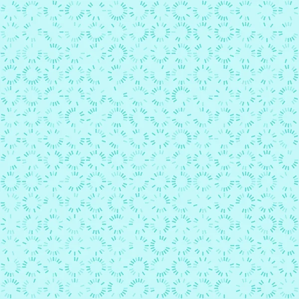 Бесшовный Векторный Узор Различные Геометрические Формы Синий Цветовой Узор — стоковый вектор