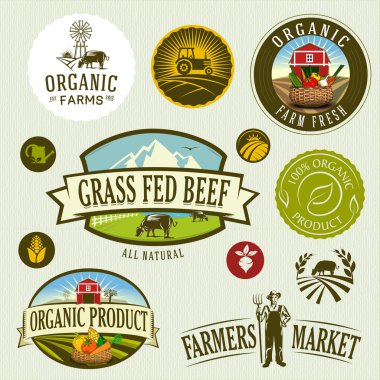 Organic & farm clipart