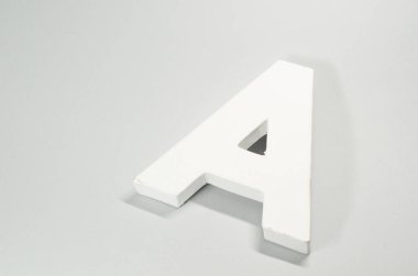 geometry letter A balls abstraction