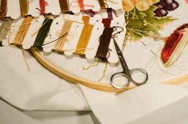 embroidered shirt cross stitch embroidery needlework hobby sewing creativity