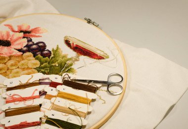 embroidered shirt cross stitch embroidery needlework hobby sewing creativity