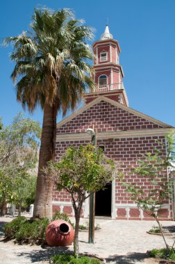Church of Monte Grande, Elqui valley (Chile) clipart