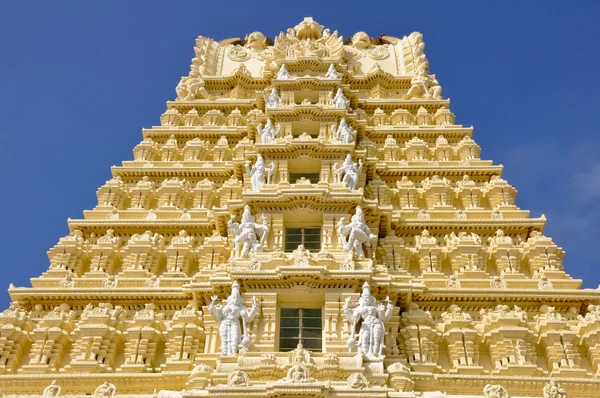 Sri chamundeswari Tapınağı, chamundi tepe, mysore, Hindistan — Stok fotoğraf
