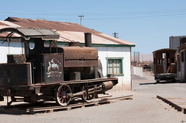 Saltpetre works of Humberstone, deserted town in Chile — Stock Photo, Image