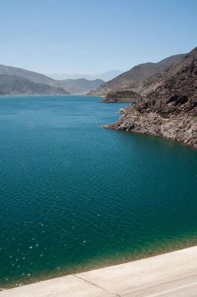 Elqui バレー （チリ puclaro 貯水池) — ストック写真