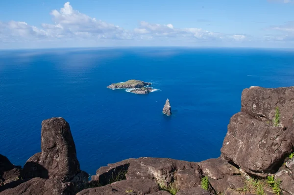 Petroglifi sull'isola di Pasqua Cile — Foto Stock