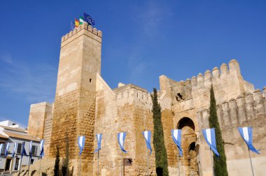 Seville kapısı alcazar, carmona, seville (İspanya)
