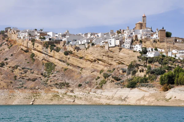 Cidade de Iznajar, Córdoba (Espanha ) — Fotografia de Stock