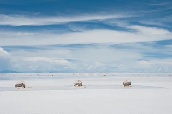 Salar de uyuni, sól mieszkanie w Boliwii — Zdjęcie stockowe