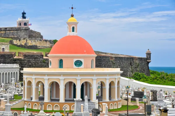 Santa maria magdalena friedhof, altes san juan, puerto rico — Stockfoto