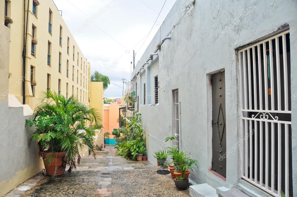 Colonial architecture in Old San Juan (Puerto Rico)