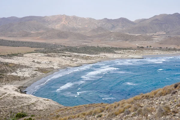 Cabo de gata 国家公园，阿尔梅里亚，西班牙 genoveses 湾 — 图库照片