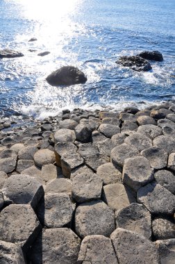 Giant 's Causeway, County Antrim, Kuzey İrlanda