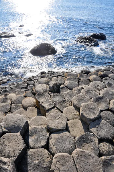 Calzada de los Gigantes, Condado de Antrim, Irlanda del Norte — Foto de Stock