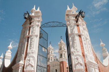 bizim hanımı ocotlan, tlaxcala (Meksika'nın Tapınak)