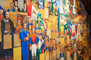Hükümet Sarayı duvar: Tlaxcala (Meksika)