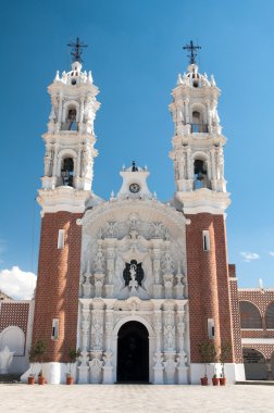 Shrine of Our Lady of Ocotlan, Tlaxcala (Mexico) clipart