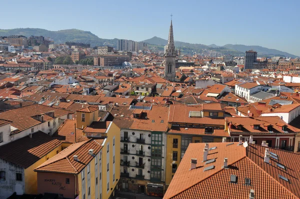 Vista panorámica de Bilbao ciudad, España — Foto de Stock