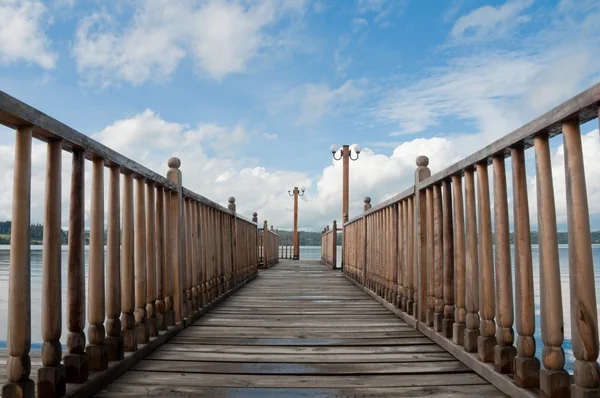 Muelle en el lago Lllanquihue (Chile) ) —  Fotos de Stock