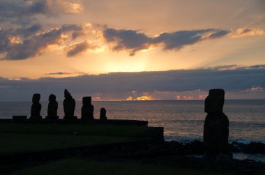 tahai, Paskalya Adası (Şili gün batımı)