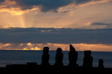 tahai, Paskalya Adası (Şili gün batımı)