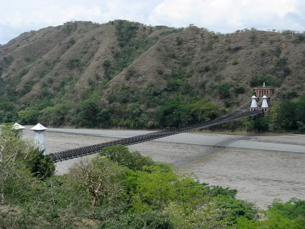 Western Bridge, Santa Fe de Antioquia (Colombia) — Stock Photo, Image