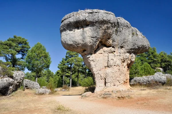 The Ciudad Encantada (Зачарованный город), Cuenca (Испания) ) — стоковое фото