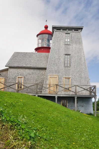 Pointe La renommee latarni, quebec (Kanada) — Zdjęcie stockowe