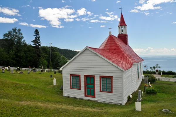 Tadoussac chapel (oldest canadian wooden church) — Stock Photo, Image