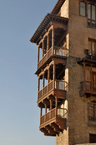 Casas Colgadas (Hängende Häuser) in Cuenca, Spanien — Stockfoto