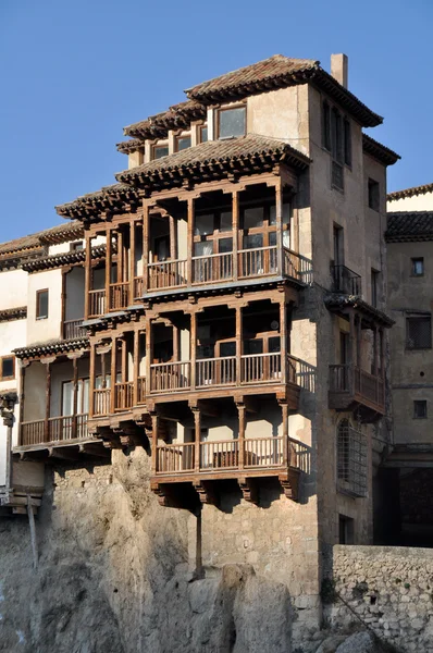 Casas colgadas (hanging houses) in Cuenca, Spain — Stock Photo, Image