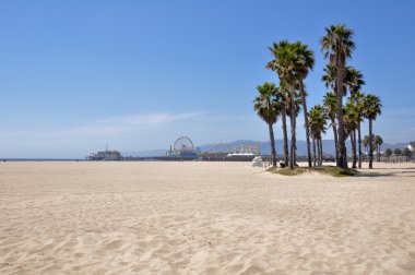 Santa monica beach, california (ABD)
