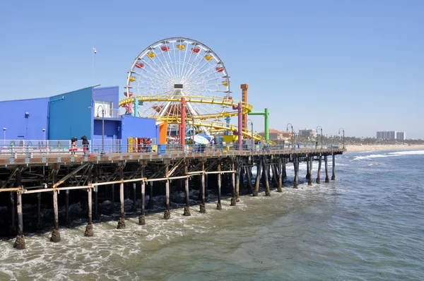 Santa Monica Pier, Kalifornien — Stockfoto