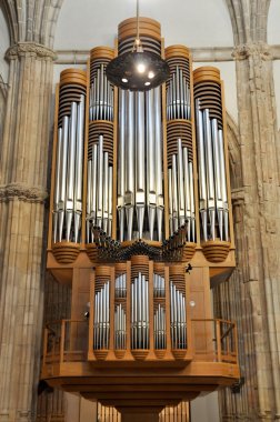Organ at the Cathedral of Alcala de Henares, Madrid clipart