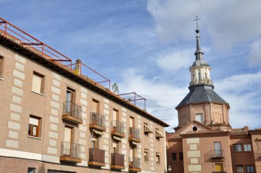 Downtown of Alcala de Henares, Madrid (Spain) clipart