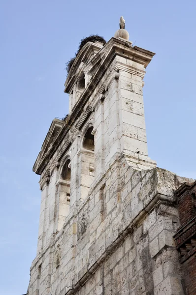 Glockenturm der Kapelle des San Ildefonso College. alcala de henares (Madrigal)) — Stockfoto