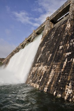 Dam over Zadorra river, Basque Country, Spain