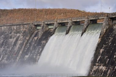Dam over Zadorra river, Basque Country, Spain