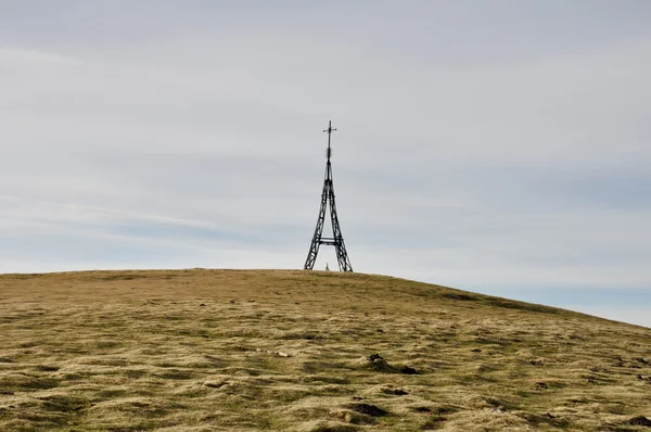 Cross of Gorbea mountain, Basque Country (Spain) — Stock Photo, Image