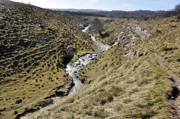 Quelle des Nervion Flusses, nördlich von Spanien — Stockfoto
