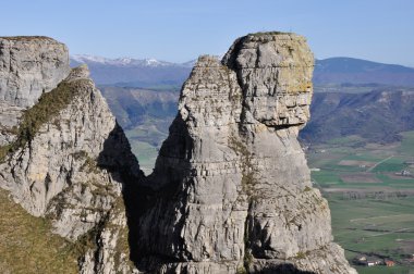 Fraile peak at Sierra Salvada (Spain) clipart