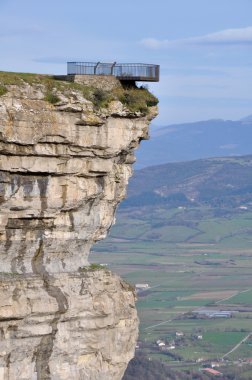 İspanya kuzeyinde delika Kanyon, balkon