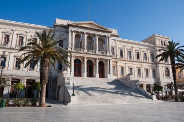 Hermoupolis Belediye Binası, syros Adası (Yunanistan)
