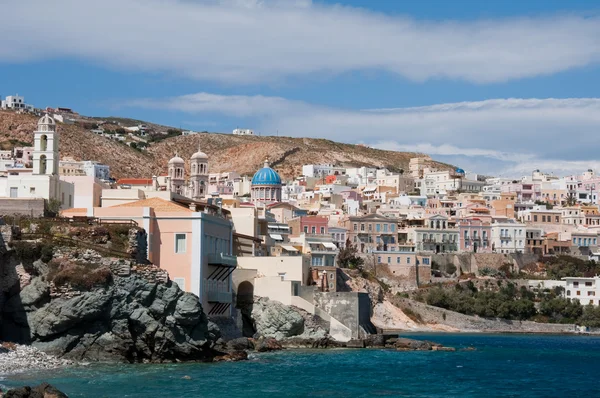 Ермуполіс в Syros island, Греція — стокове фото