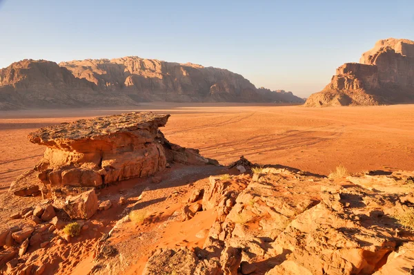 Wadi Rum deserto, Jordânia — Fotografia de Stock