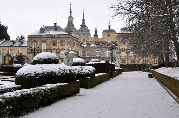 Królewski pałac la granja de san ildefonso, segovia (Hiszpania) — Zdjęcie stockowe