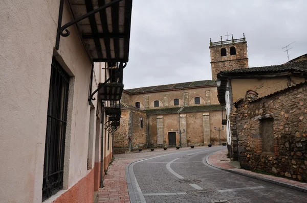 Staden riaza, segovia (Spanien) — Stockfoto