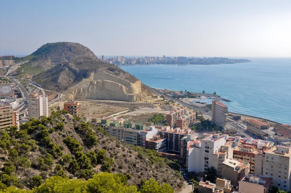 Panoramic view of Alicante (Spain) — Stock Photo, Image